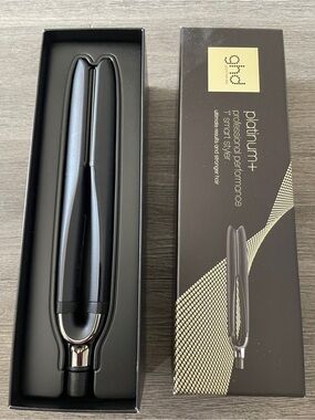 Brand new Ghd Platinum+ Black Professional Styler hair straightener